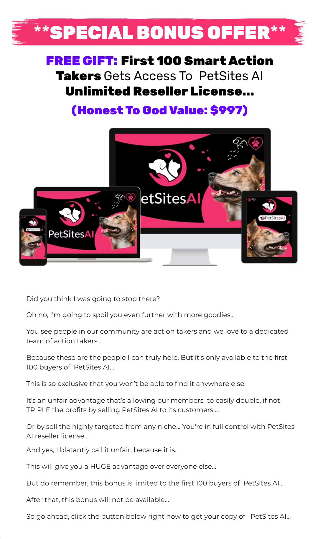 PetSites AI Review